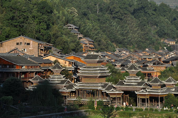肇兴侗寨游览路线图,肇兴侗寨游览图,肇兴侗寨旅游略_大山谷图库