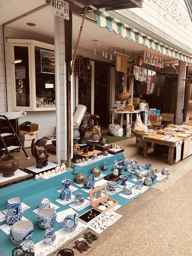 忍野八海特产街