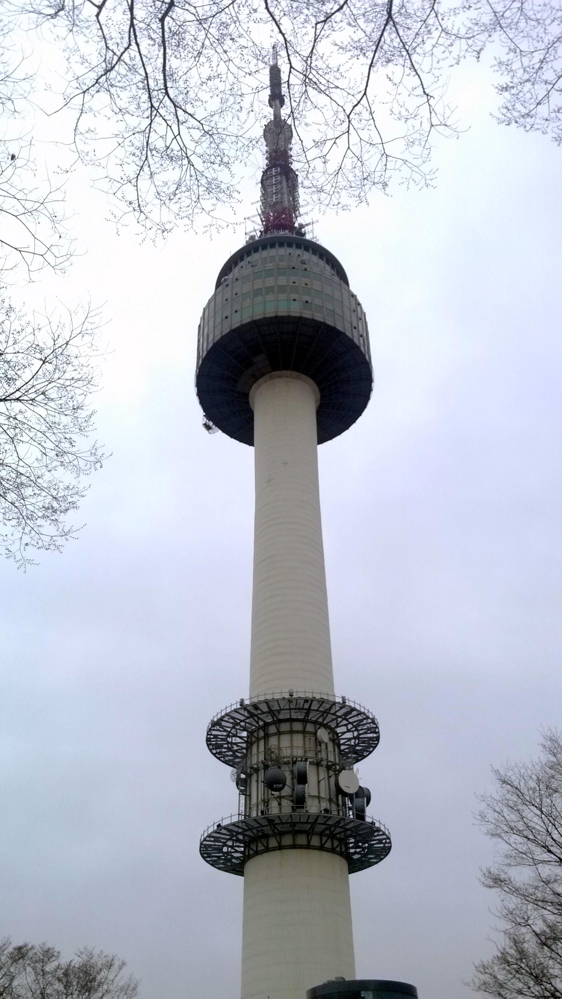 首尔塔简笔画卡通画-千图网