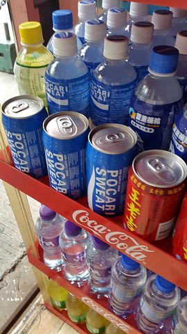 在公园门口的店发现了罐装宝矿力水特!