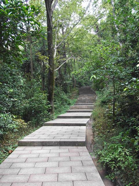 原名為琅琊峰,峰後是東嶽廟,與黃金山森林公園相對,2006年1月16日