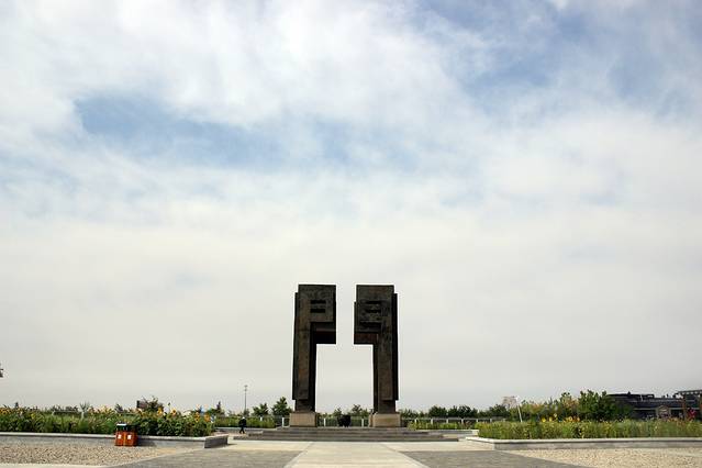 中国的北大门,二连浩特,我们来了.