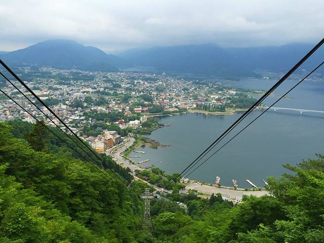 河口湖富士山全景缆车