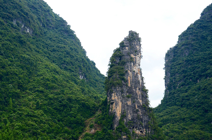 北方的孩子真的没有机会看到这么多山山水水所以漓江的景色一下子就让