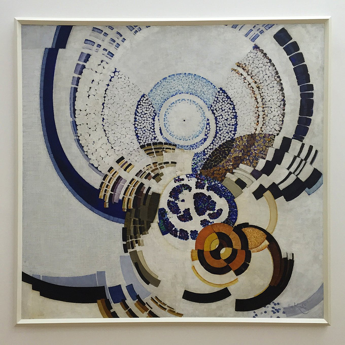 同样来自库普卡的《autour&nbsp;dun&nbsp;point&nbsp;(around&nbsp