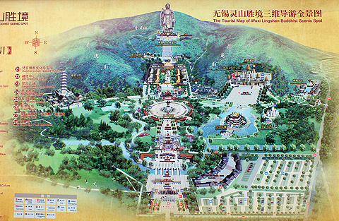 灵山胜境旅游景点攻略图
