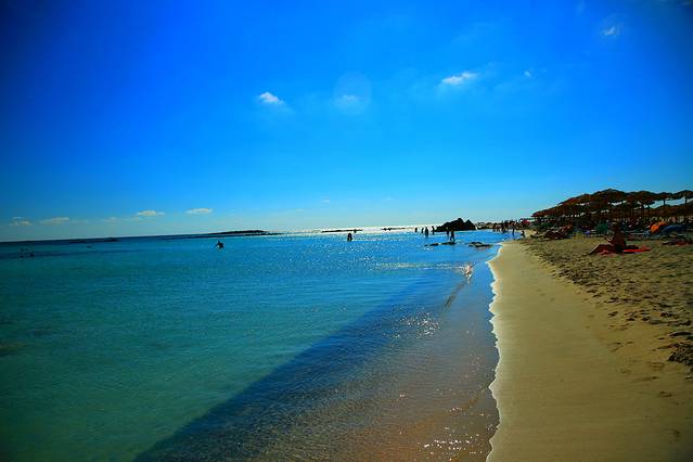 Balos沙滩和泻湖