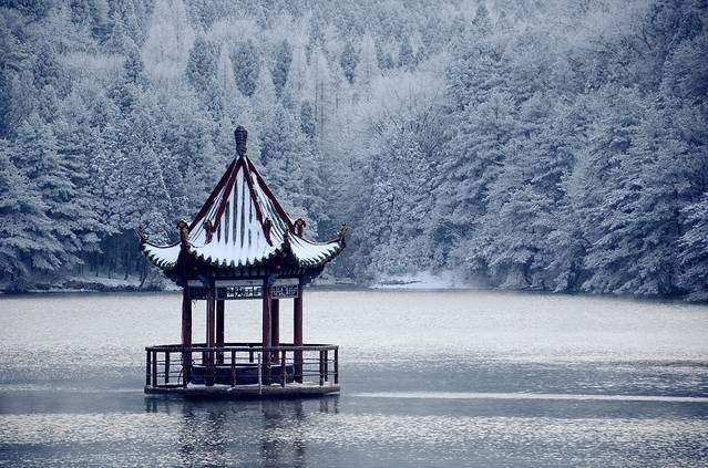 庐山国家级旅游风景名胜区-芦林湖