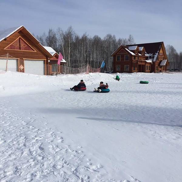 漠河北极村圣诞滑雪场