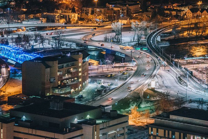 2017从温哥华换乘加拿大国内航班一小时飞越