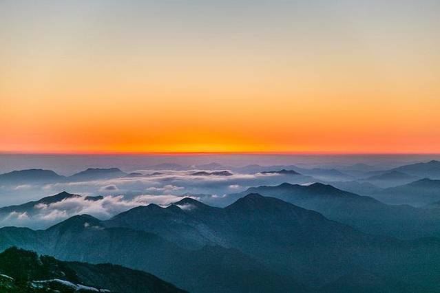 白色黄山,美景惊艳
