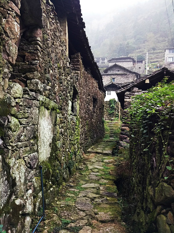 2024这个有着六七百年历史的古村被青山环抱,村中的建筑以石屋为主。一面有特色的石墙:石头的排列方式酷似玉米_黄檀硐村-评论-去哪儿攻略