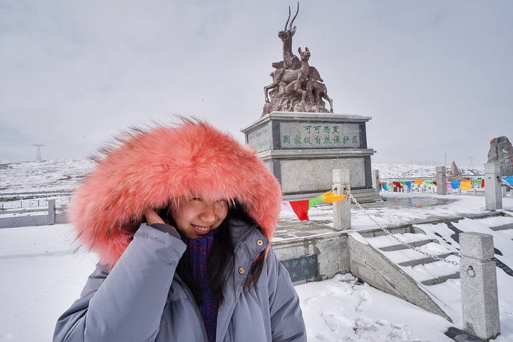 2017几小时后终于通路了,快到昆仑山口时,姐姐
