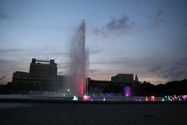 万寿台喷水公园