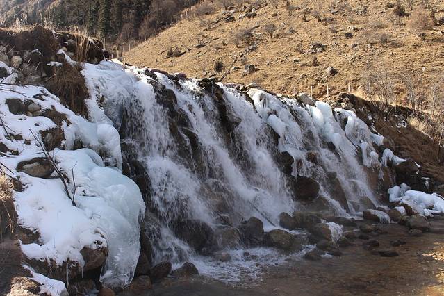 毕棚沟景区-白龙瀑布