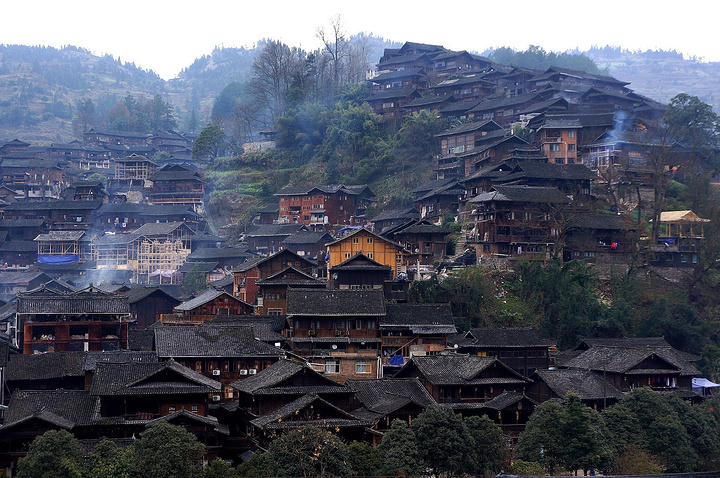 光线够,还有一双善于发现的眼睛,都是值得停下来_西江千户苗寨&quot