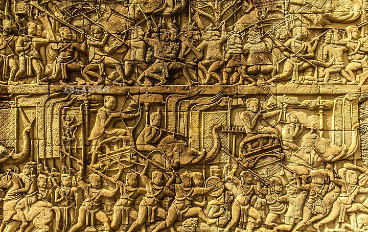 相关印度神话及吴哥寺浮雕介绍