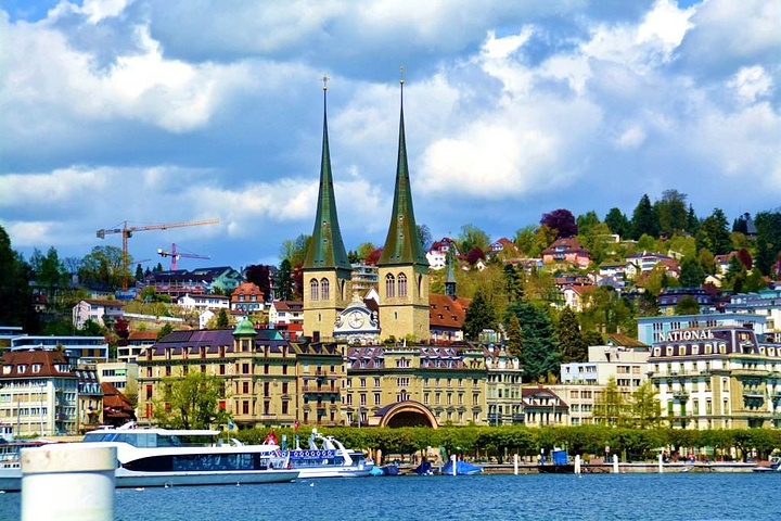 卢塞恩湖区,看着自然风光,完全放空在这里