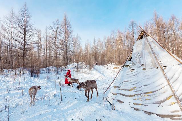 布冬霞部落猎民点