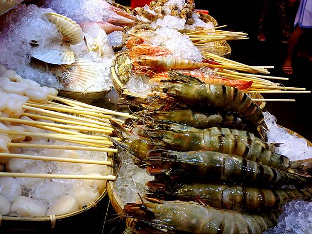 花莲自强夜市-壳烧虾(已關閉)