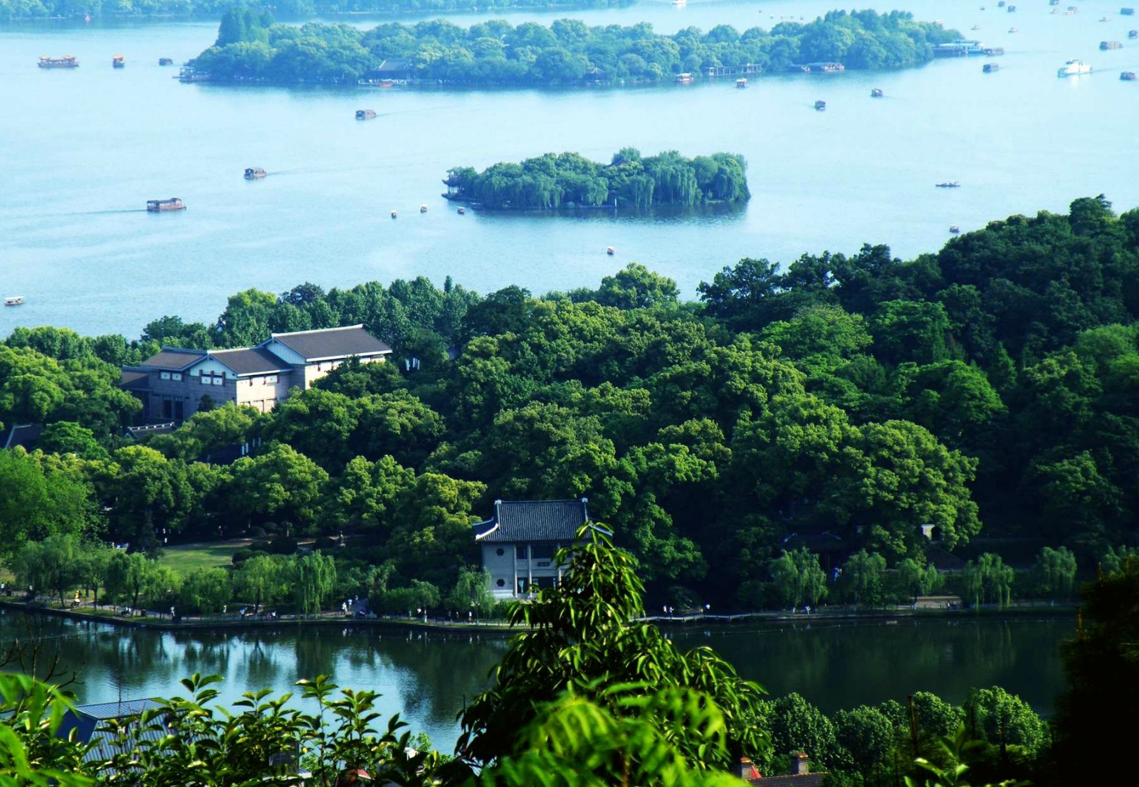 这就是孤山公园了.