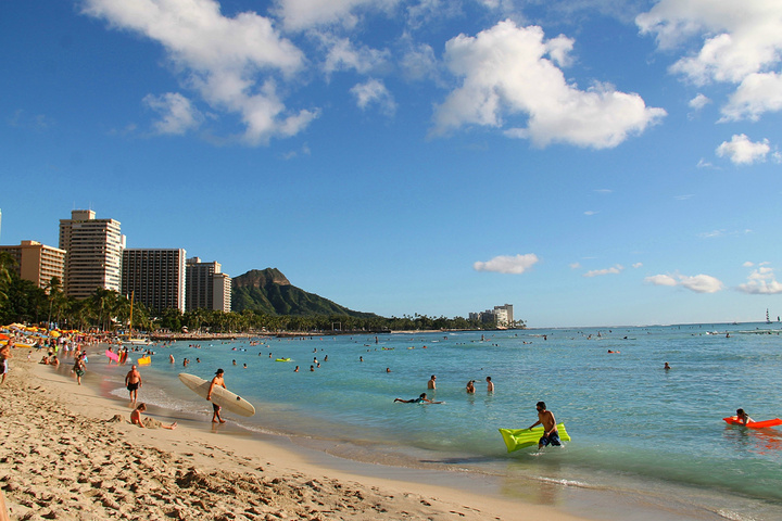 waikiki海滩