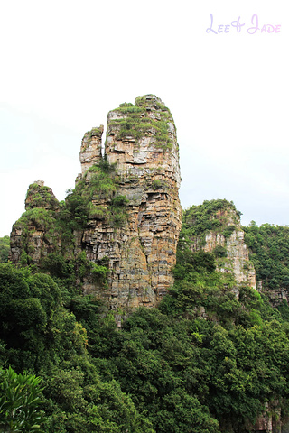 "...天飘降，轻柔，飘忽，无声无息……与雄伟壮阔的悬崖背景，刚柔并济，奇妙地融为一体，真叫人叹为观止_广东大峡谷"的评论图片