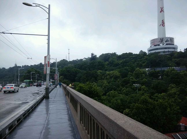 "还有，桥的位置也不错，一边是黄鹤楼，一边是晴川阁，可以同时游玩几个地方_武汉长江大桥"的评论图片