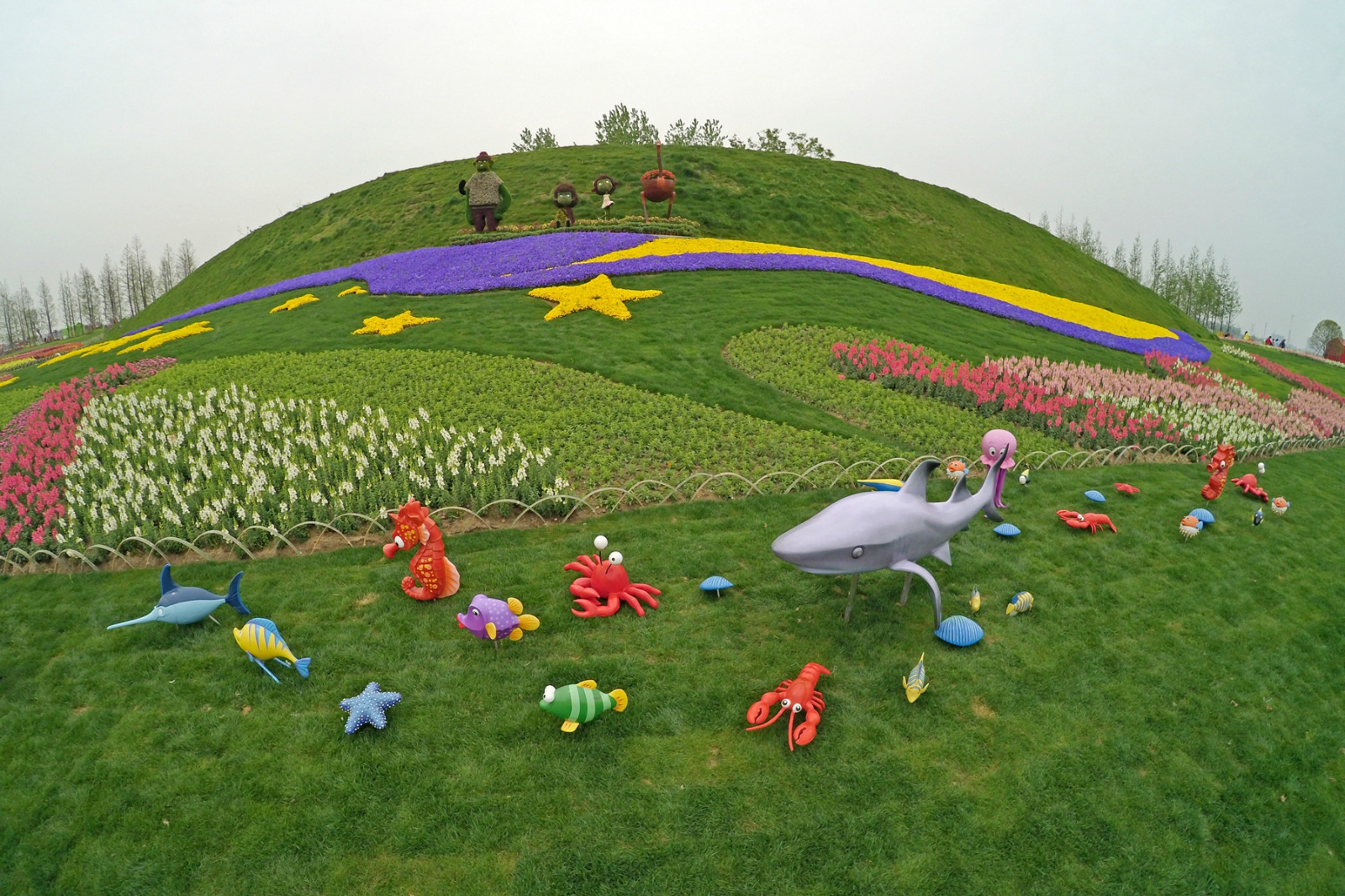 马可波罗花世界里有威尼斯主题花园地中海主题花园海底世界花园波斯