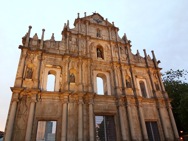 2017.三巴,是澳门的标志性建筑物之一,这里在2