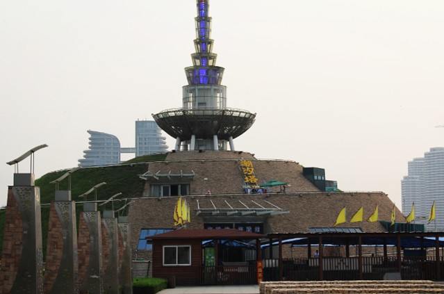 万平口的潮汐塔