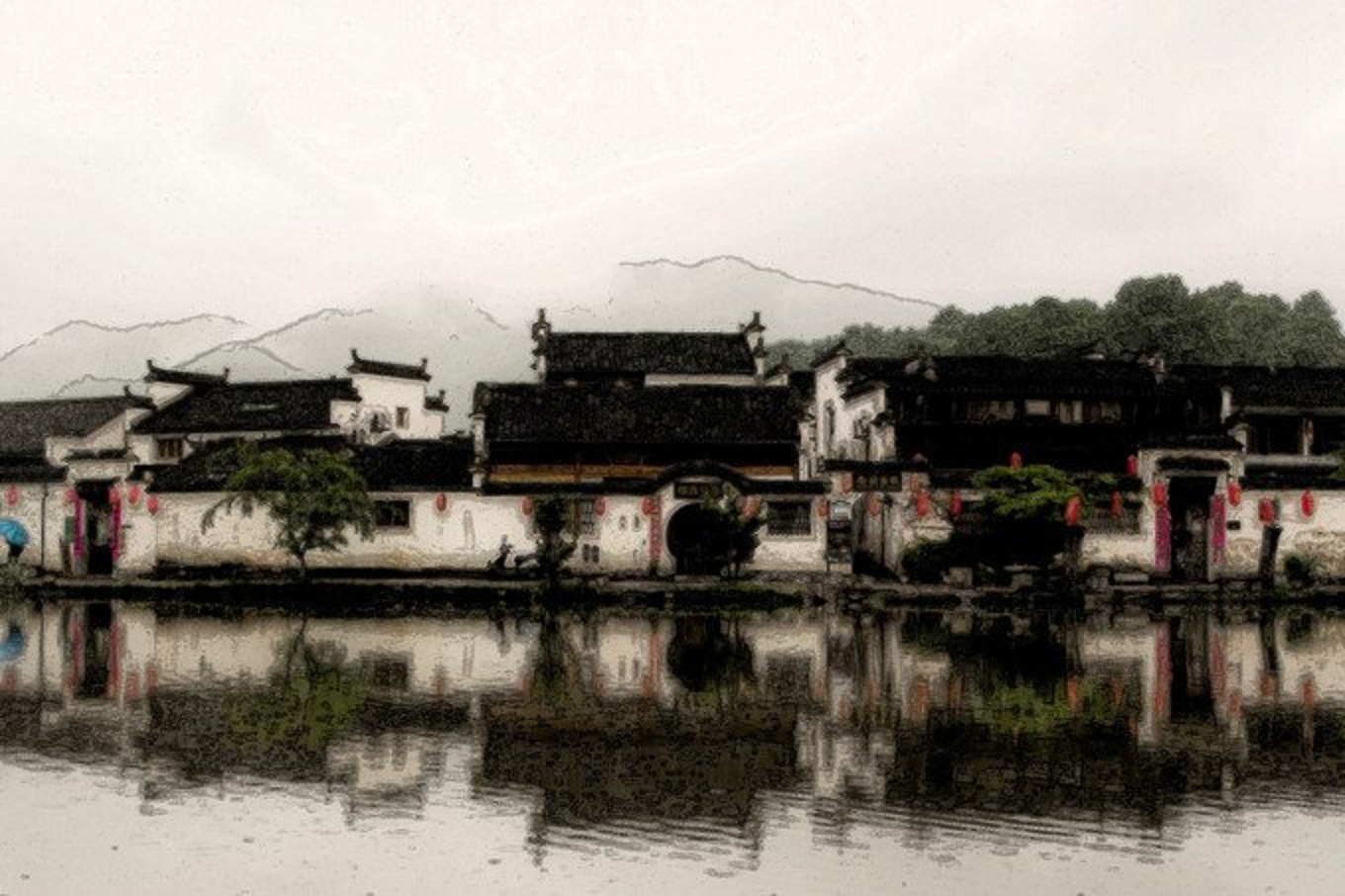 牛形古村落,无梦到徽州-宏村旅游攻略-游记-去哪儿攻略