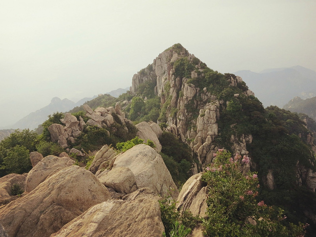 日观峰位于泰山玉皇顶东南,古称介丘岩,因可观日出而名.