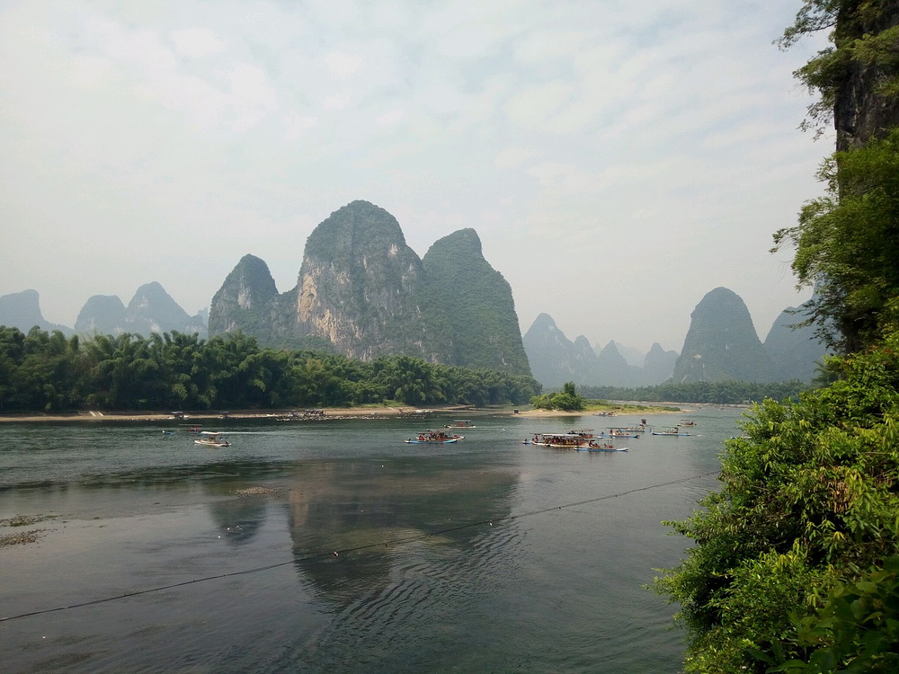 携闺蜜游山玩水闯桂林