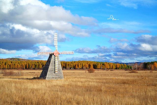 御道口牧场月亮湖风景区