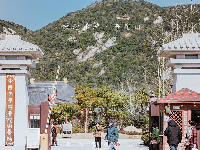 中国佛学院普陀山学院是我在做导游的那几年,没有去过的地方.