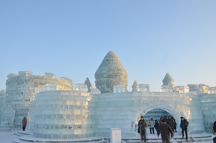 莱州雾凇冰雪大世界图片