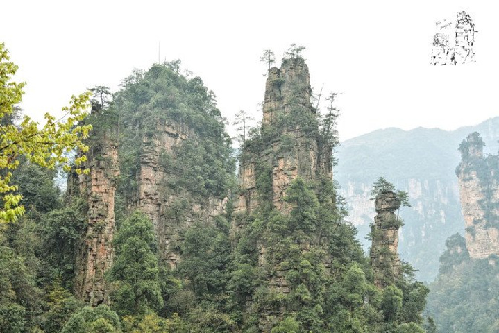 "天子山景区天子山是张家界最早开发出来的景点之一，天子山有着天下峰林“扩大的盆景，缩小的仙境”之称_张家界国家森林公园"的评论图片