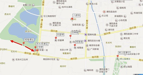 西水坡遗址旅游景点攻略图