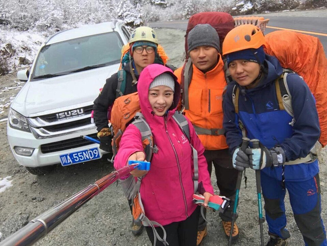 2017半脊峰,位于阿坝州理县毕棚沟风景区深处