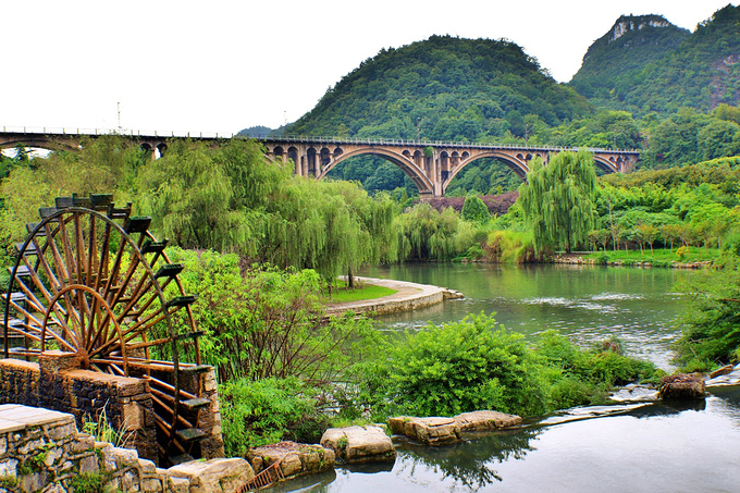 花溪国家城市湿地公园十里河滩景区图片