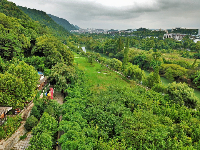 花溪国家城市湿地公园十里河滩景区图片