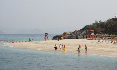 蜈支洲岛旅游景点攻略图