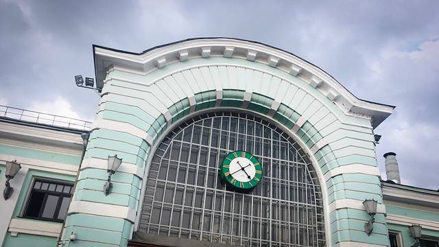 白俄罗斯火车站