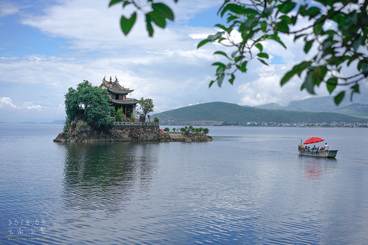 ▲这个位置,感觉是洱海最佳位置。▲挖色,蹭拍