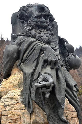 5年前带队去过一次, 天气很好天很蓝_白石山国