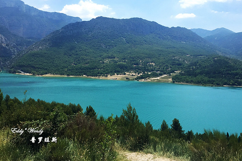 凡尔登大峡谷和圣十字湖旅游景点攻略图