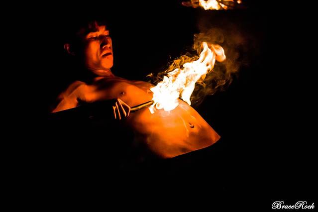 桃花岛篝火晚会