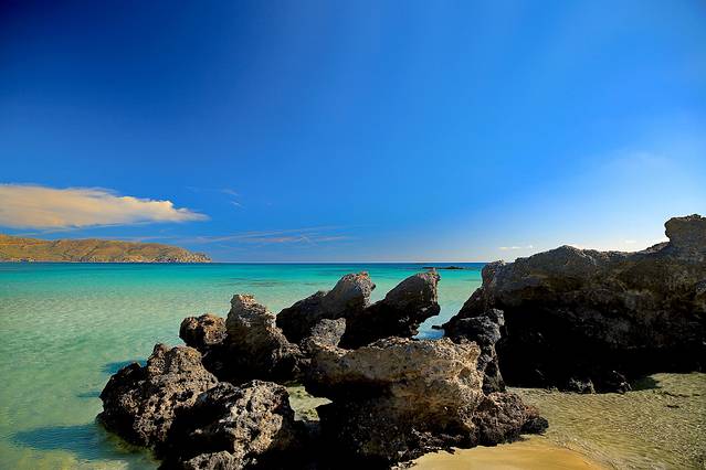 Balos沙滩和泻湖