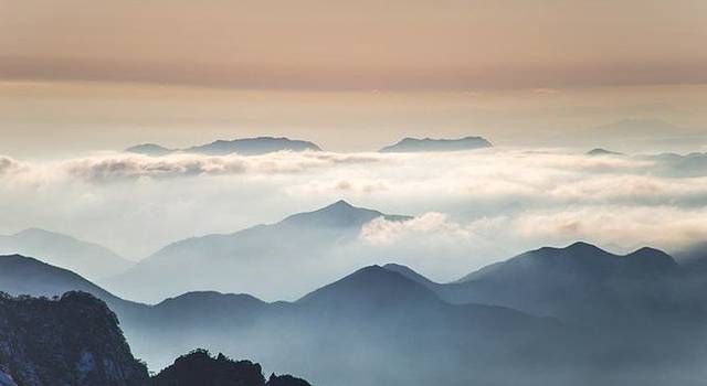 白色黄山,美景惊艳
